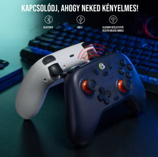 GameSir Nova Lite Vezeték Nélküli Kontroller - Átlátszó Fekete
