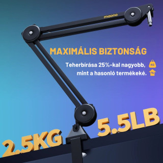 MAONO Professzionális Mikrofon Tartó Állvány/Kar BA37