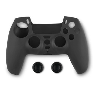Spartan Gear - Playstation 5 Kontroller Szilikon Védőborítás + Thumb Grips - Fekete