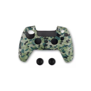 Spartan Gear - Playstation 5 Kontroller Szilikon Védőborítás + Thumb Grips - Camo