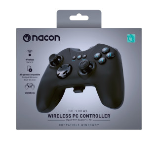 Nacon GC-200WL Vezeték Nélküli Kontroller PC - Fekete