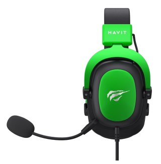 Havit H2002D Gamer Fejhallgató - Fekete-Zöld