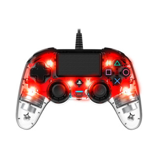 Nacon Vezetékes Kontroller PS4 - Piros