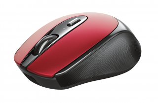 Trust Zaya Rechargeable Wireless Mouse - Piros