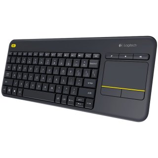 Logitech K400 Plus érintőpaddal ellátott billentyűzet(HU) - Fekete
