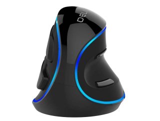 Delux M618PU(A825) vezetékes vertikális egér - Fekete