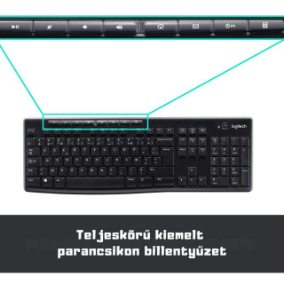Logitech MK270 Wireless Billentyűzet HU + Optikai egér
