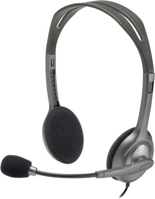 Logitech H110 Mikrofonos headset - fekete