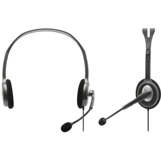 Logitech H110 Mikrofonos headset - fekete