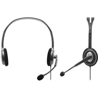 Logitech H110 Mikrofonos headset - fekete