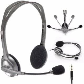 Logitech H110 Mikrofonos headset - fekete