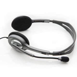 Logitech H110 Mikrofonos headset - fekete