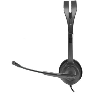 Logitech H111 Mikrofonos headset - fekete