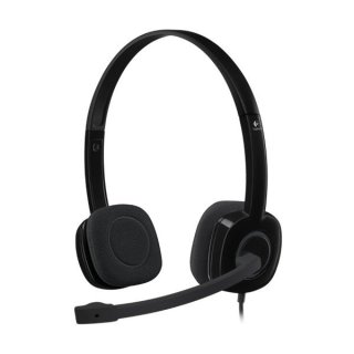 Logitech H151 Mikrofonos headset - fekete