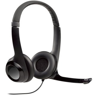 Logitech H390 Mikrofonos USB headset - fekete