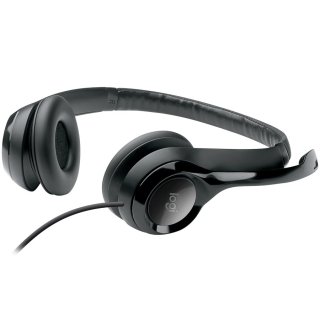 Logitech H390 Mikrofonos USB headset - fekete