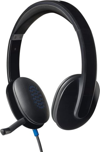Logitech H540 Mikrofonos USB headset - fekete