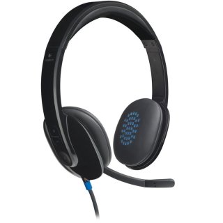 Logitech H540 Mikrofonos USB headset - fekete