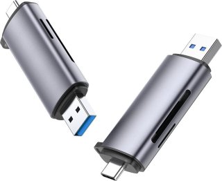 Ugreen USB + USB-C adapter, SD + microSD kártyaolvasó