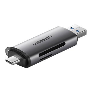 Ugreen USB + USB-C adapter, SD + microSD kártyaolvasó