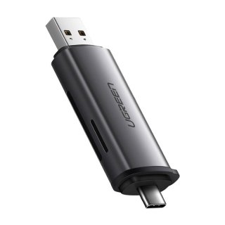 Ugreen USB + USB-C adapter, SD + microSD kártyaolvasó