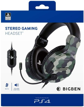 Nacon Gamer Headset V3 PS4 - Zöld