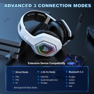 Onikuma B100 Tri-Mode Vezeték Nélküli Gamer Headset