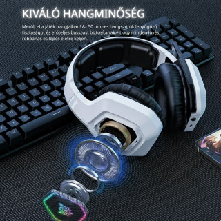 Onikuma B100 Tri-Mode Vezeték Nélküli Gamer Headset