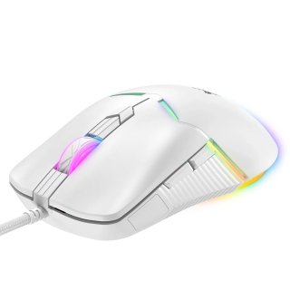 Onikuma CW929 RGB Gamer egér - Fehér