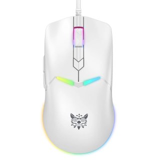 Onikuma CW929 RGB Gamer egér - Fehér