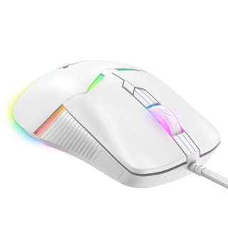 Onikuma CW929 RGB Gamer egér - Fehér