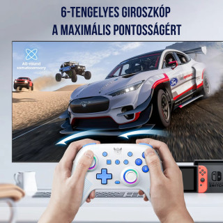 Onikuma C1 Wireless Gamepad kontroller - Fehér