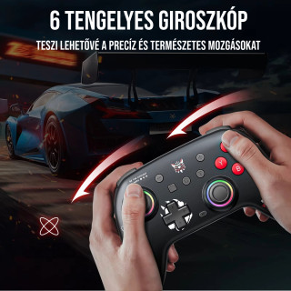 Onikuma C1 Wireless Gamepad kontroller - Fekete