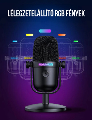 Onikuma M830 Streamer/Gamer Mikrofon RGB