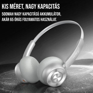Onikuma GT820 Vezeték Nélküli Bluetooth Headset - Bézs