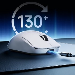 MCHOSE A5 PRO MAX Vezeték Nélküli 26000 DPI-s Gamer Egér - Fehér