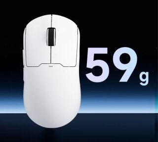 MCHOSE A5 PRO MAX Vezeték Nélküli 26000 DPI-s Gamer Egér - Fehér