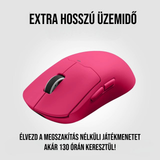 MCHOSE A5 ULTRA Vezeték Nélküli 26000 DPI-s Gamer Egér + 4K receiver csomag - Piros