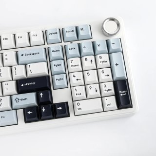 AULA F99 PRO Vezeték Nélküli Mechanikus Gamer Billentyűzet - Fehér-Kék