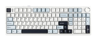 AULA F99 PRO Vezeték Nélküli Mechanikus Gamer Billentyűzet - Fehér-Kék