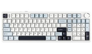 AULA F99 PRO Vezeték Nélküli Mechanikus Gamer Billentyűzet - Fehér-Kék