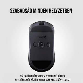 MCHOSE A5 ULTRA Vezeték Nélküli 26000 DPI-s Gamer Egér + 4K receiver csomag - Pink