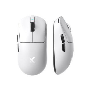 MCHOSE A7 PRO Vezeték Nélküli 2.4G Gamer Egér - Fehér