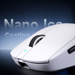 MCHOSE A7 PRO Vezeték Nélküli 2.4G Gamer Egér - Fehér