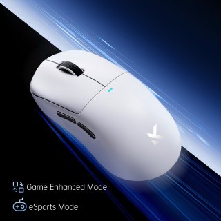 MCHOSE M7 PRO Tri-mode eSport Vezeték Nélküli Egér - Fehér