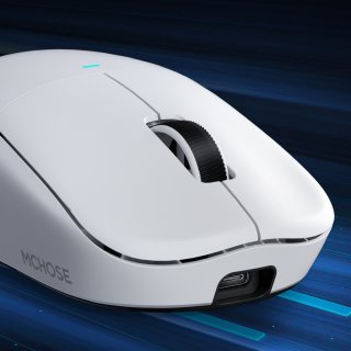 MCHOSE M7 PRO Tri-mode eSport Vezeték Nélküli Egér - Fehér