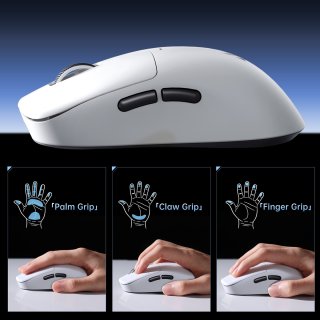 MCHOSE M7 PRO Tri-mode eSport Vezeték Nélküli Egér - Fehér