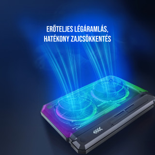 MCHOSE Laptop hűtőpad C300 - Ezüst