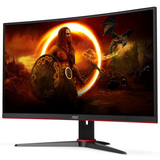 AOC C27G2E/BK Ívelt Gamer Monitor 165Hz - 27"