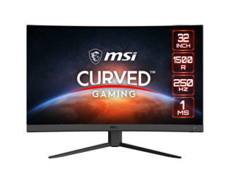 MSI G32C4X Ívelt Gamer Monitor 250Hz - 31,5"